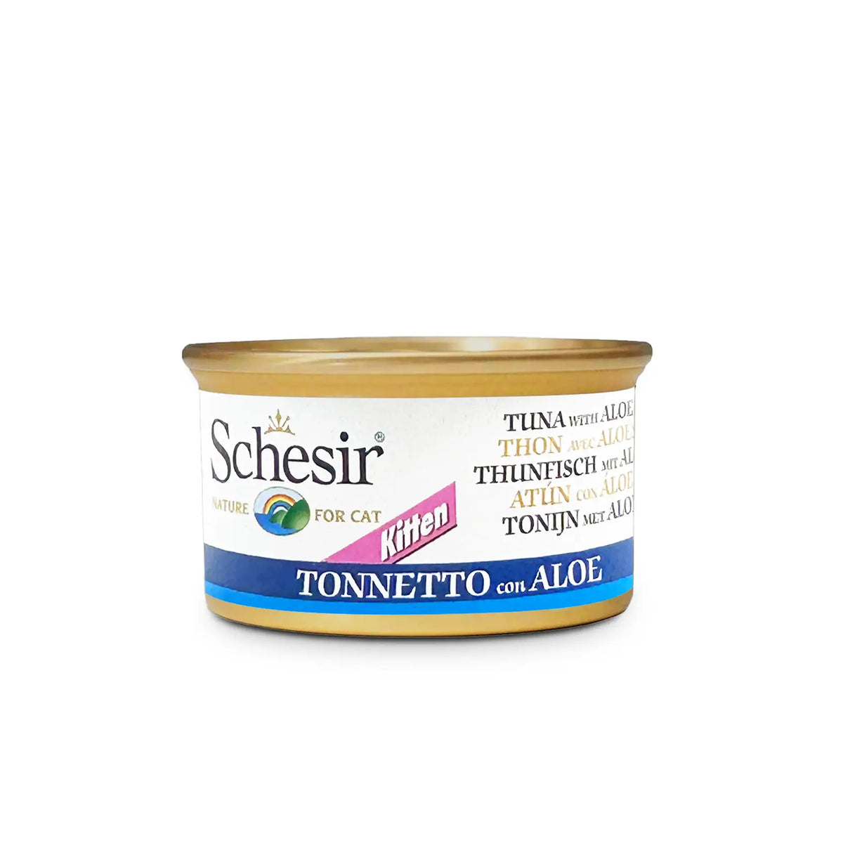 Schesir - Complementary Wet Food for Kittens - Tuna with Aloe 85g*