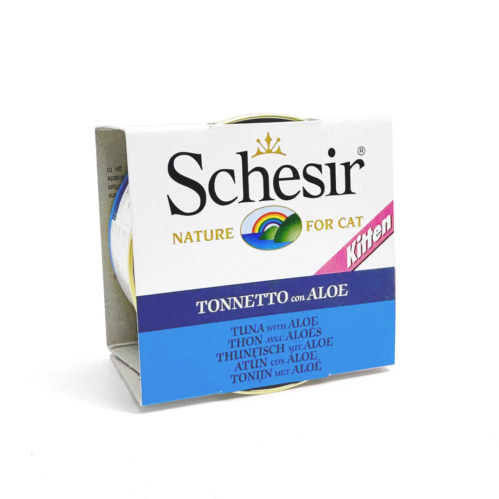 Schesir - Complementary Wet Food for Kittens - Tuna with Aloe 85g*
