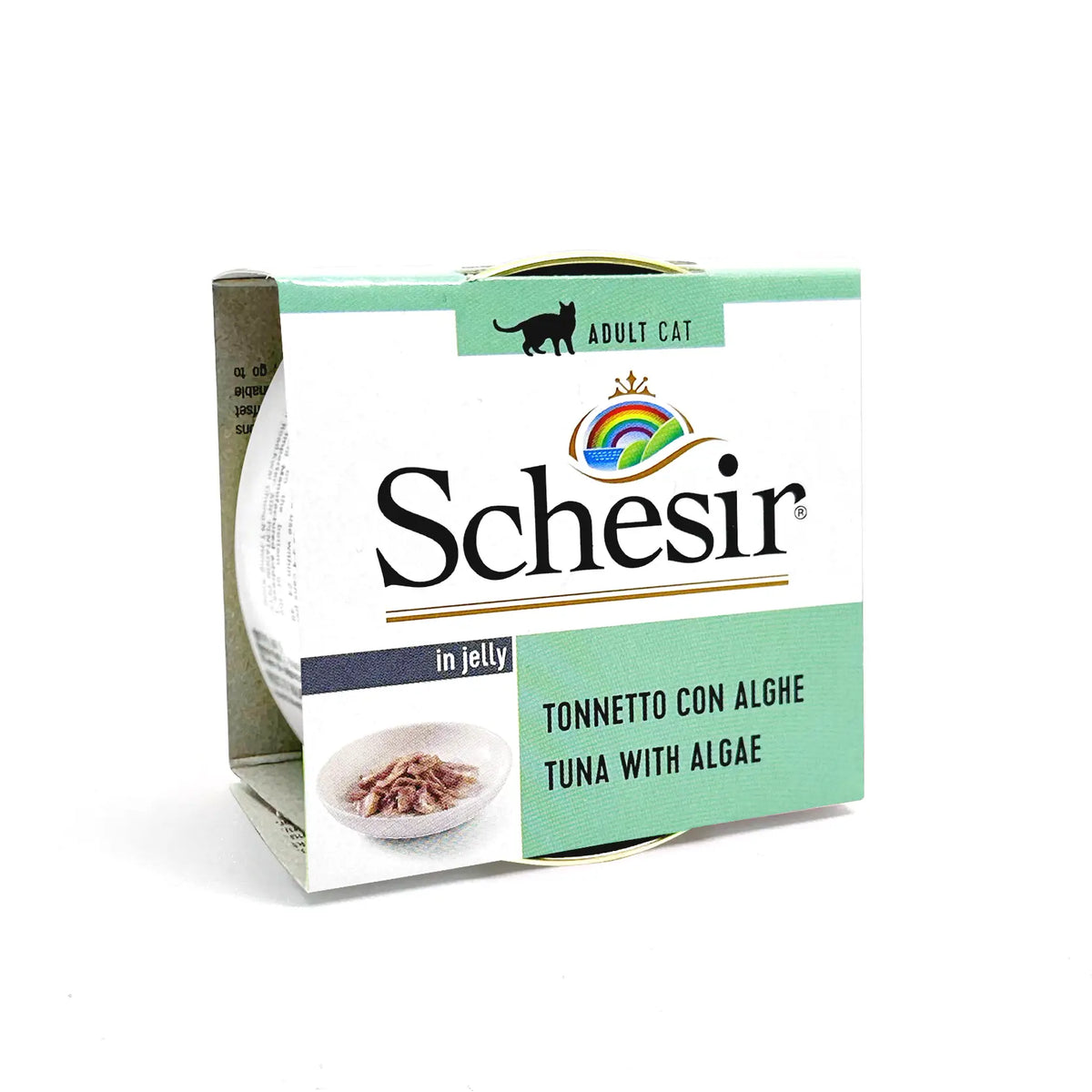 Schesir - Complete Wet Food for Adult Cats - Tuna with Algae in Jelly 85g*