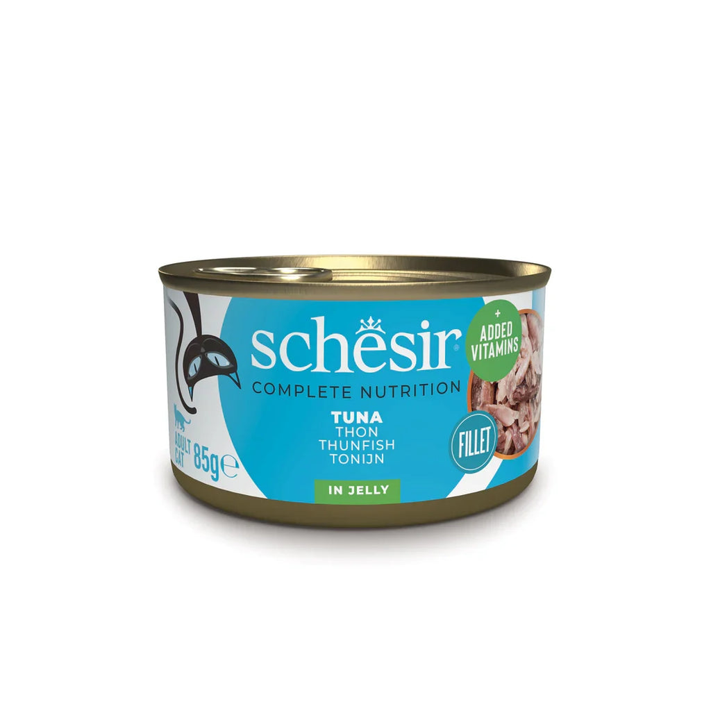 Schesir - Complete Wet Food for Adult Cats - 010 Tuna In Jelly 85g