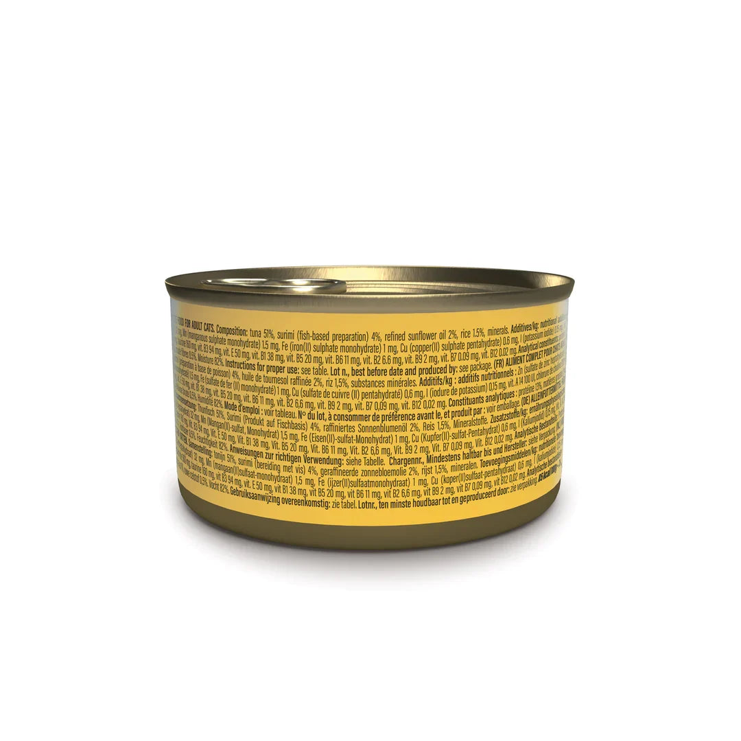 Schesir - Complete Wet Food for Adult Cats - 011 Tuna with Surimi In Jelly 85g