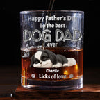 A Lot Of Licks For You - Personalized 3D Effect Whiskey Glass