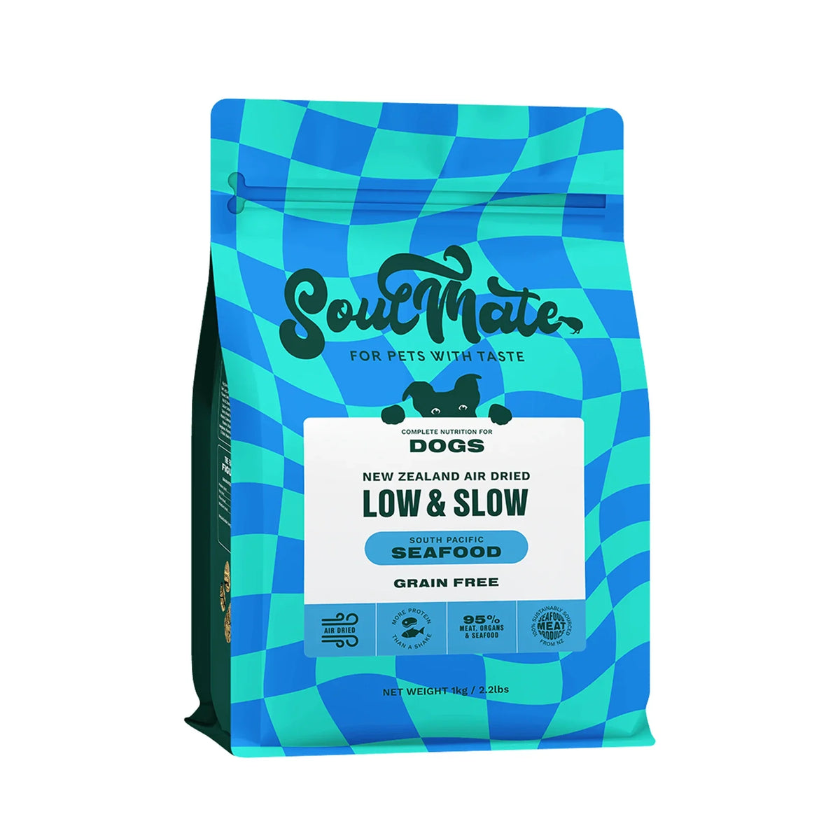 Soulmate New Zealand Air Dried Dog Food Low & Slow - South Pacific Seafood
