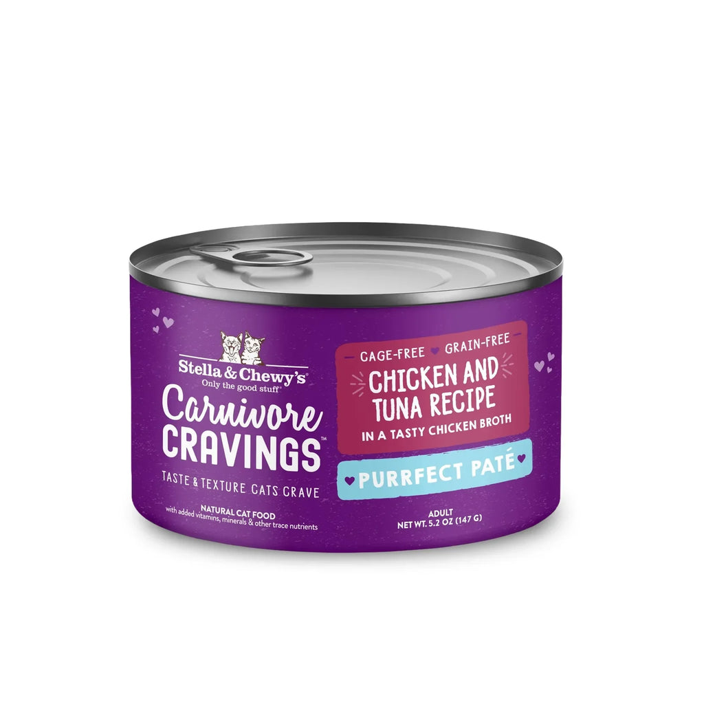 Stella & Chewy's - Carnivore Cravings Purrfect Pate Adult Cat Wet Food - Chicken & Tuna Recipe