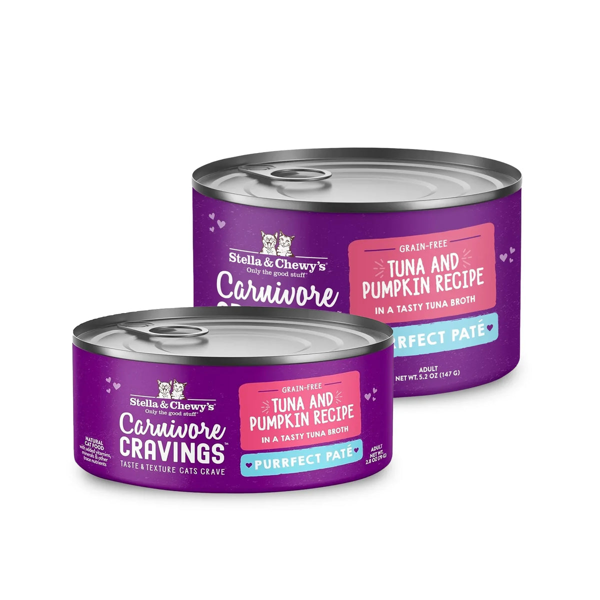 Stella & Chewy's - Carnivore Cravings Purrfect Pate Adult Cat Wet Food - Tuna & Pumpkin Recipe