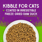 Stella & Chewy's - Freeze Dried Raw Coated Kibble for Cats (Cage-Free Duck Recipe)