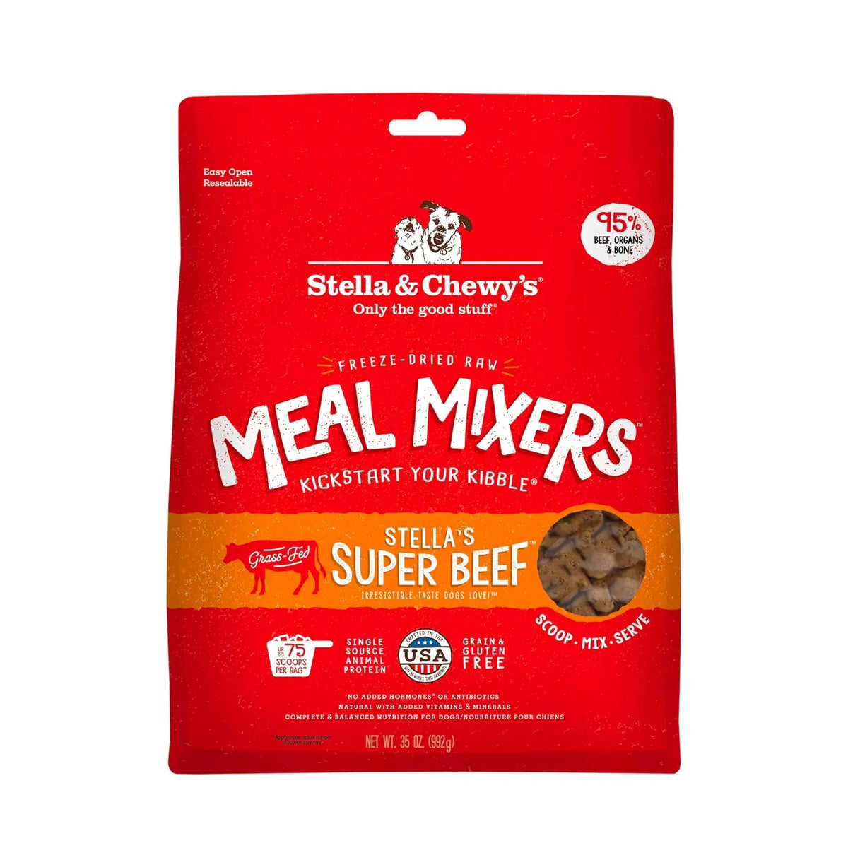 Stella & Chewy's - Freeze Dried Stella's Super Beef Meal Mixers
