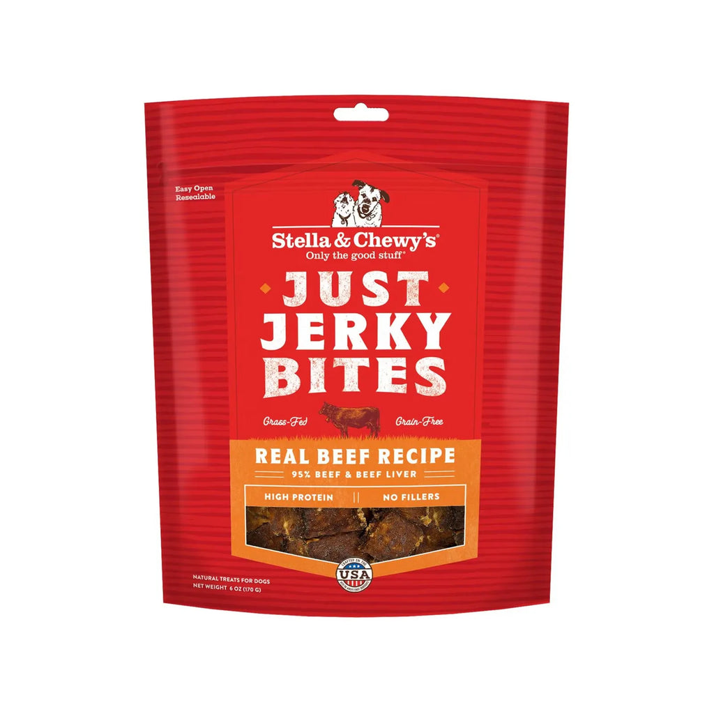 Stella & Chewy's - Just Jerky Bites Dog Treats - Real Grass-Fed Beef Recipe 6oz
