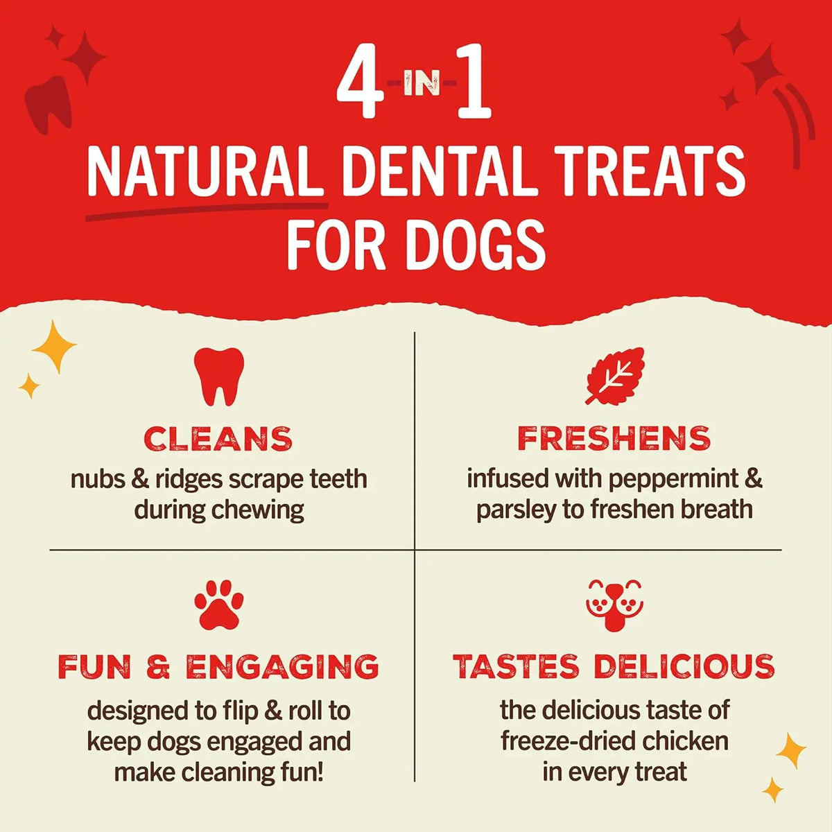 Stella & Chewy's Dental Delights for Dogs - Small