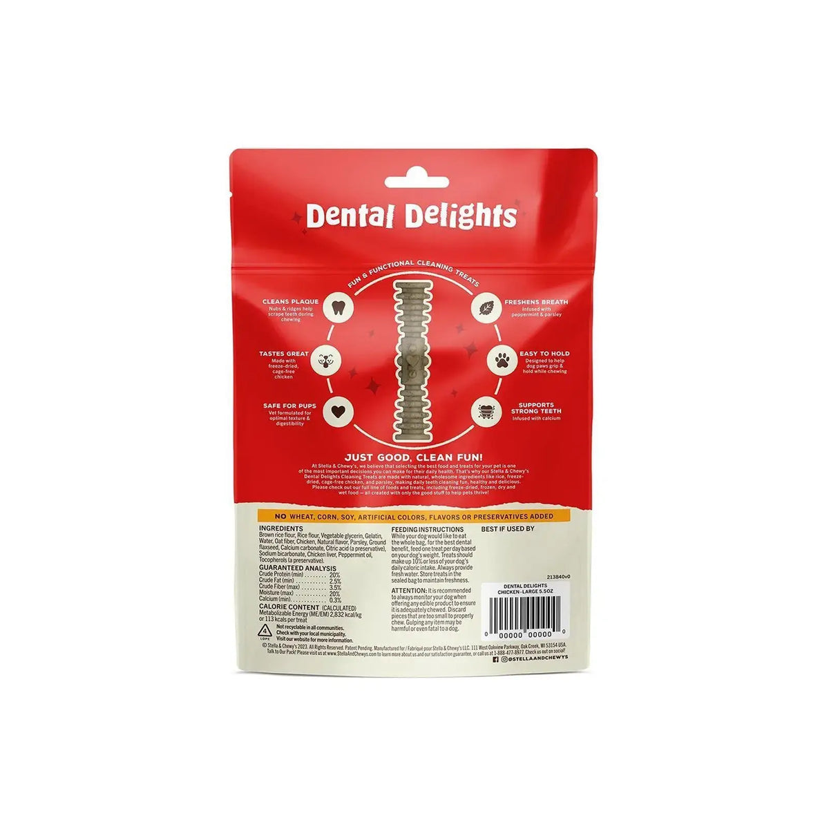 Stella & Chewy's Dental Delights for Dogs - Small