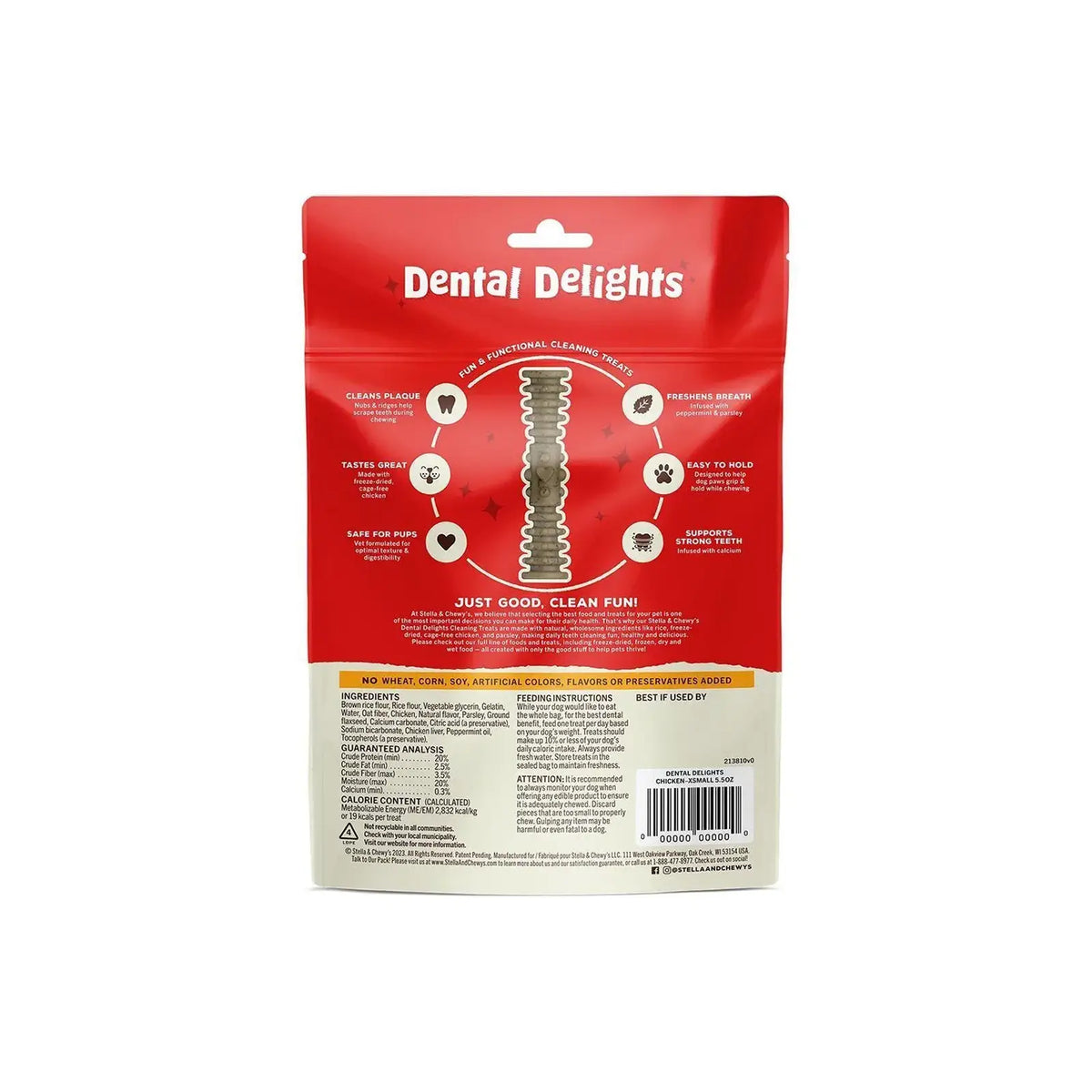 Stella & Chewy's Dental Delights for Dogs - XSmall