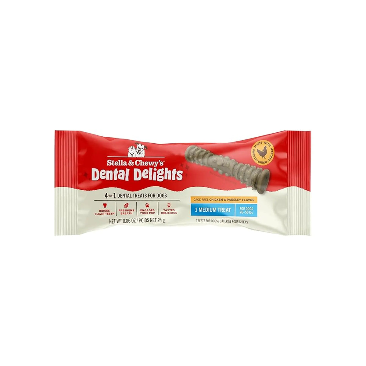 Stella & Chewy's Dental Delights for Dogs - Medium