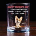 Putting Up With - Personalized Whiskey Glass