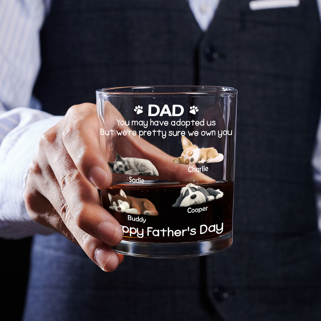 I Own You For Sure - Personalized Whiskey Glass