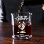Admit It Cartoon - Personalized Whiskey Glass
