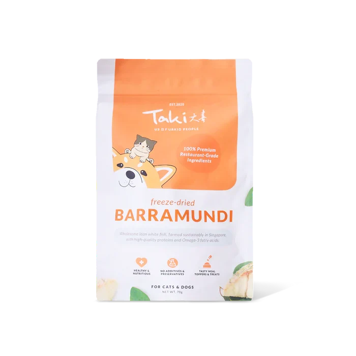 Taki Freeze Dried Treats for Dogs & Cats - Barramundi 50g