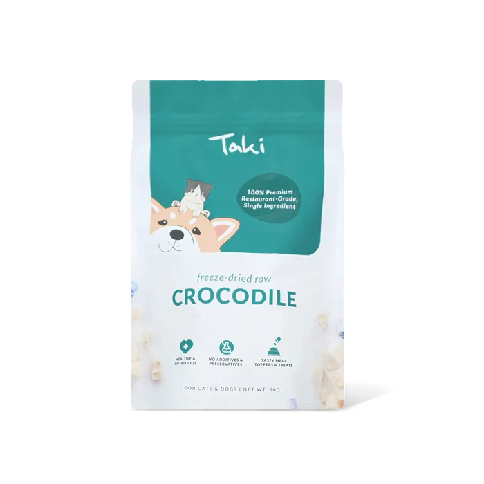 Taki Freeze Dried Treats for Dogs & Cats - Crocodile 50g