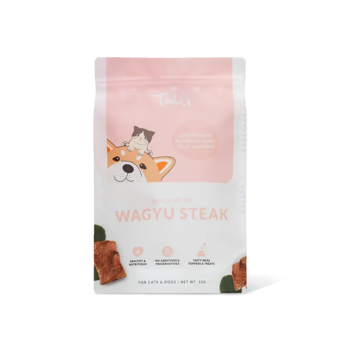 Taki Freeze Dried Treats for Dogs & Cats - Wagyu Steak 50g