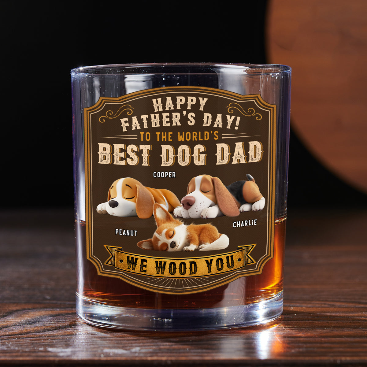 Best In The World - Personalized Whiskey Glass