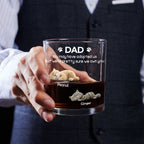 I Own You For Sure Cat Version 2 - Personalized Whiskey Glass