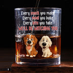 Watching You Forever - Personalized Whiskey Glass