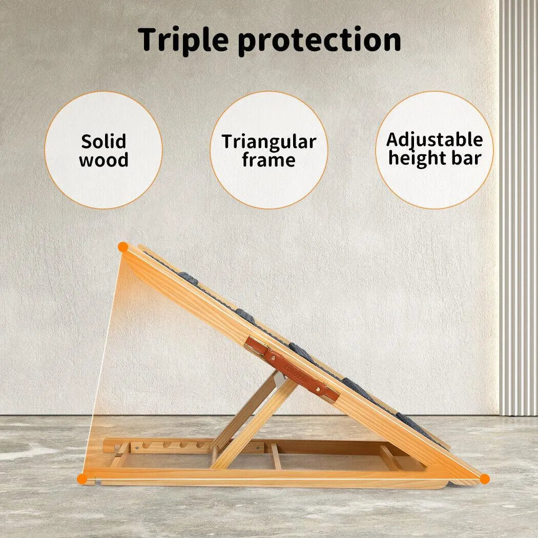 Premium Pet Ramp Wood Adjustable Height
