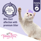 Trouble and Trix Odour Neutralising Clumping Cat Litter With Baking Soda