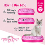 Trouble and Trix Odour Neutralising Crystal Cat Litter Antibacterial