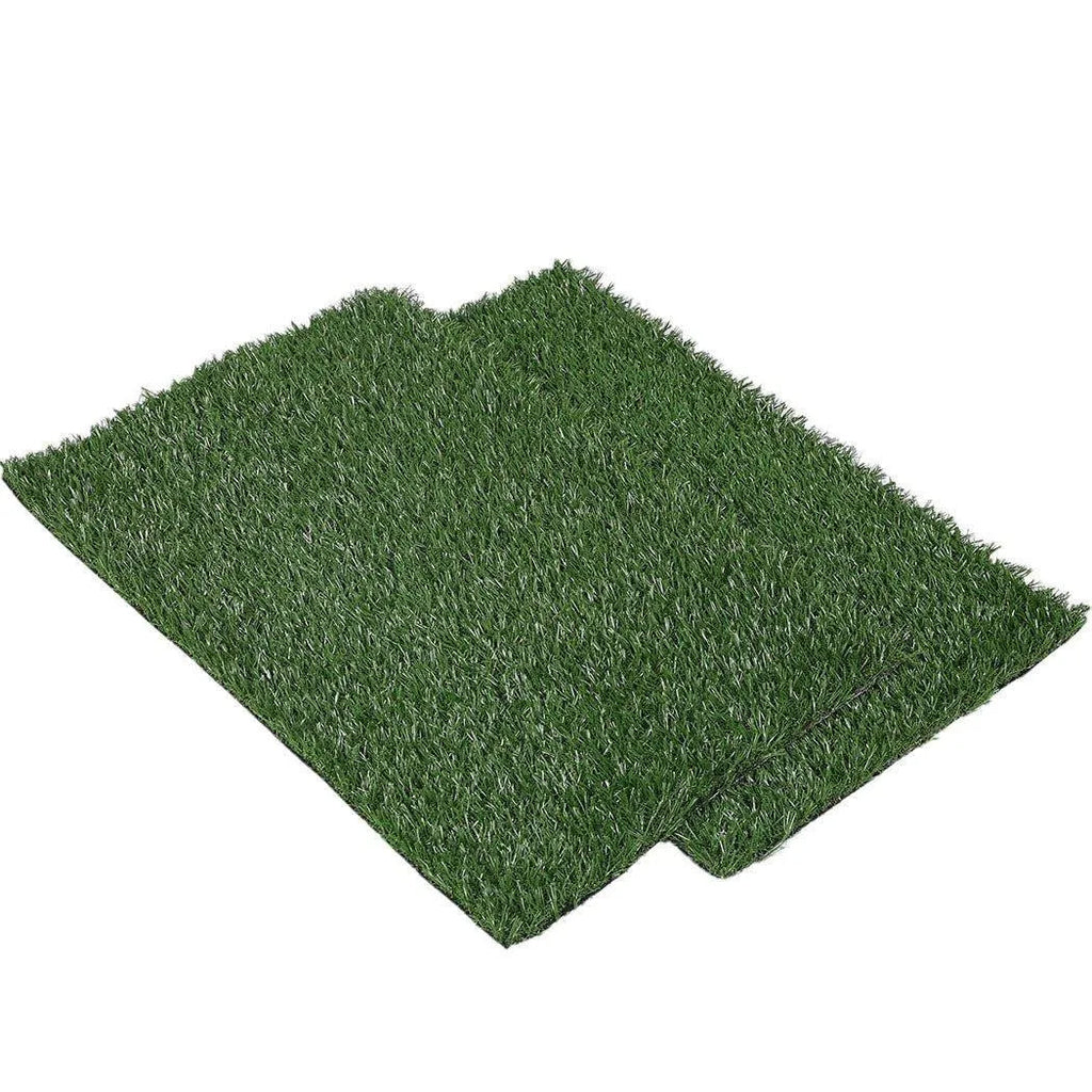 Synthetic Dog Grass Mat with Splash-Proof Wall