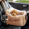 Waterproof ISOFIX Elevated & Thickened Dog Car Seat Bed with LATCH System