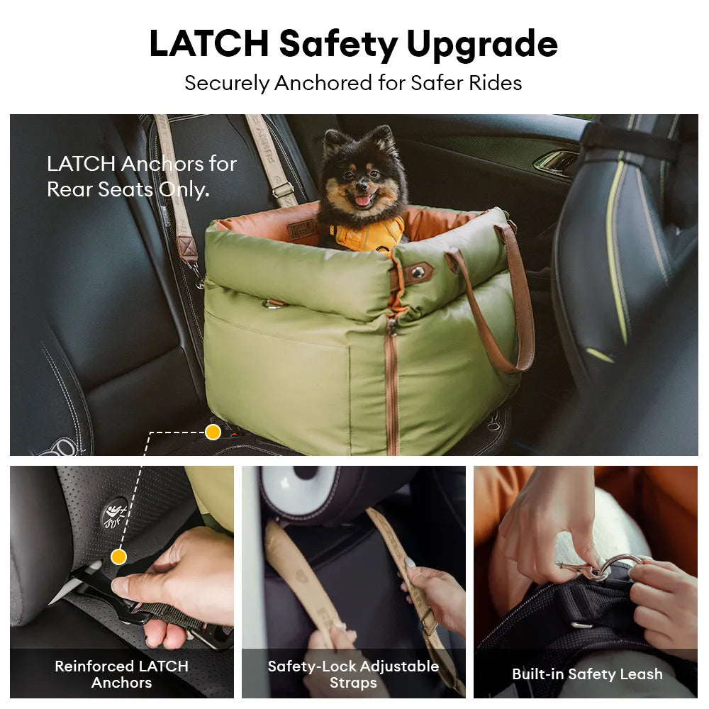 Urban Voyager ISOFIX Dog Car Seat with LATCH System