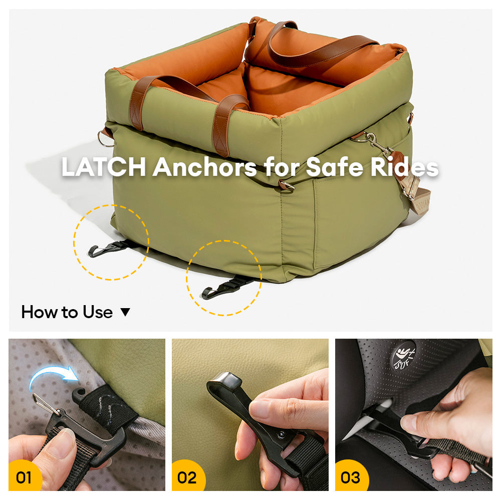 Urban Voyager ISOFIX Dog Car Seat with LATCH System