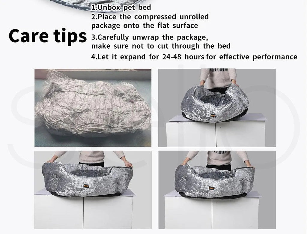 Snuggle Pet Calming Bed Set– Soft & Comfy Design