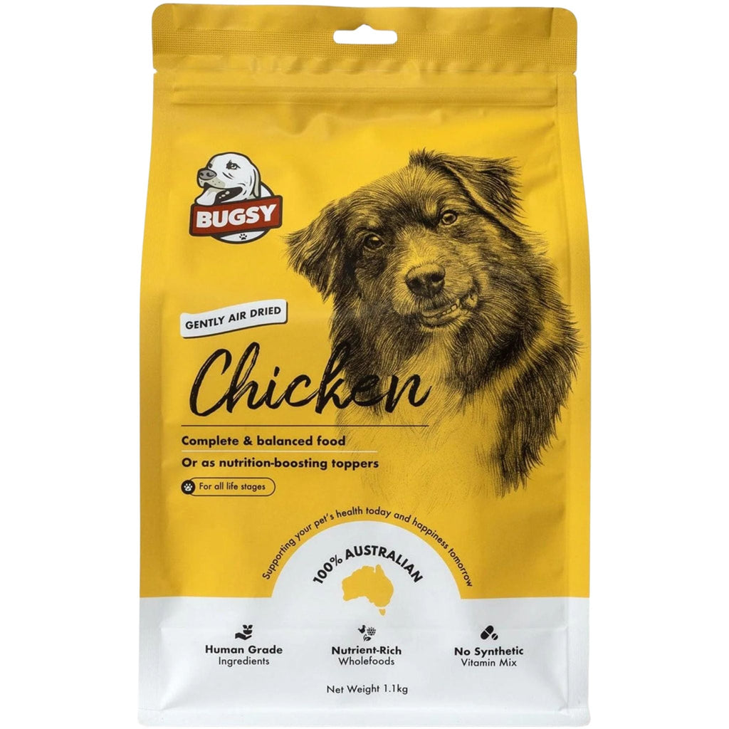 Bugsy's Premium Air Dried Raw Dog Food Chicken