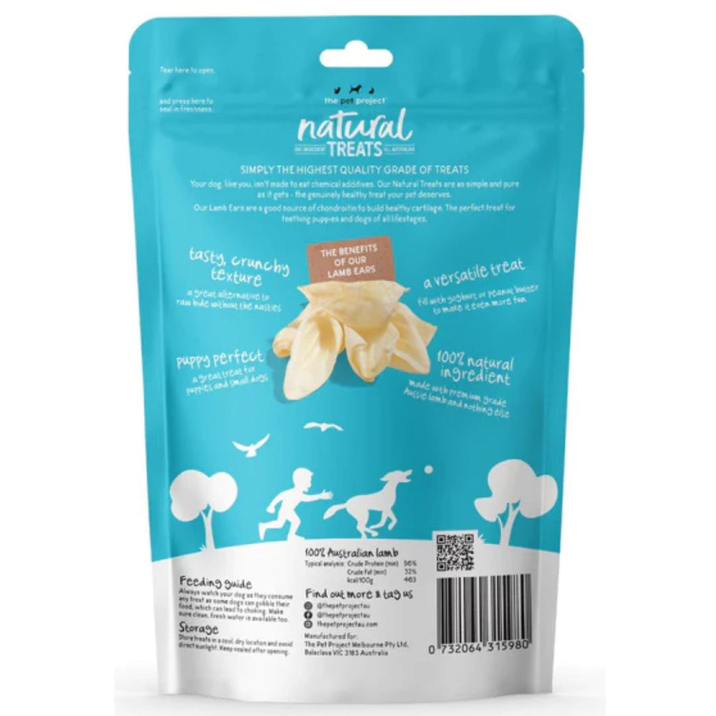 The Pet Project Natural Dog Treats Lamb Ears
