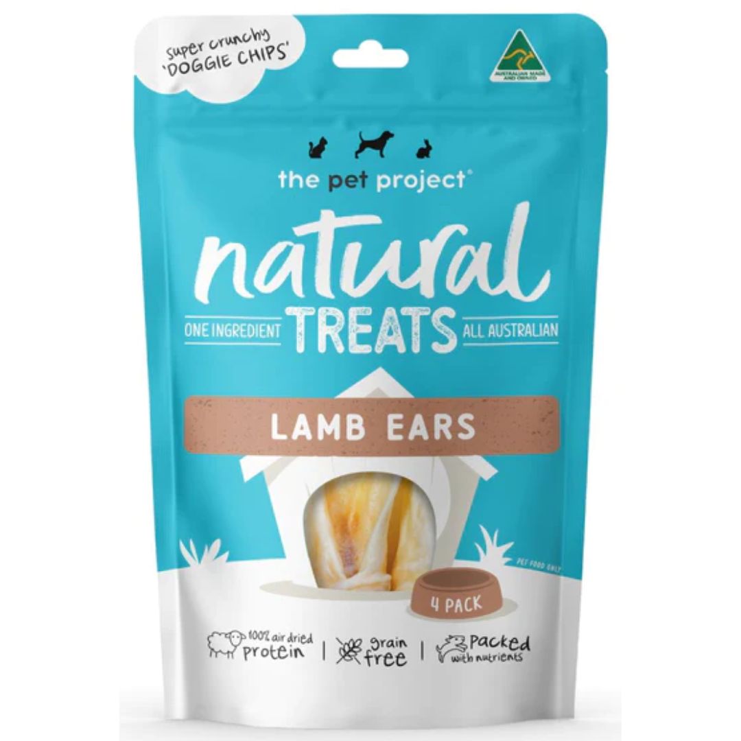 The Pet Project Natural Dog Treats Lamb Ears