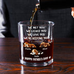 We Licked And Love You - Personalized Whiskey Glass