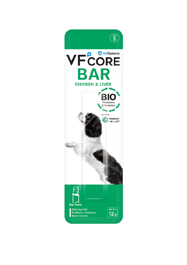 VF+CORE -  BIO Postbiotics & Prebiotics Supplement Bar For Dogs