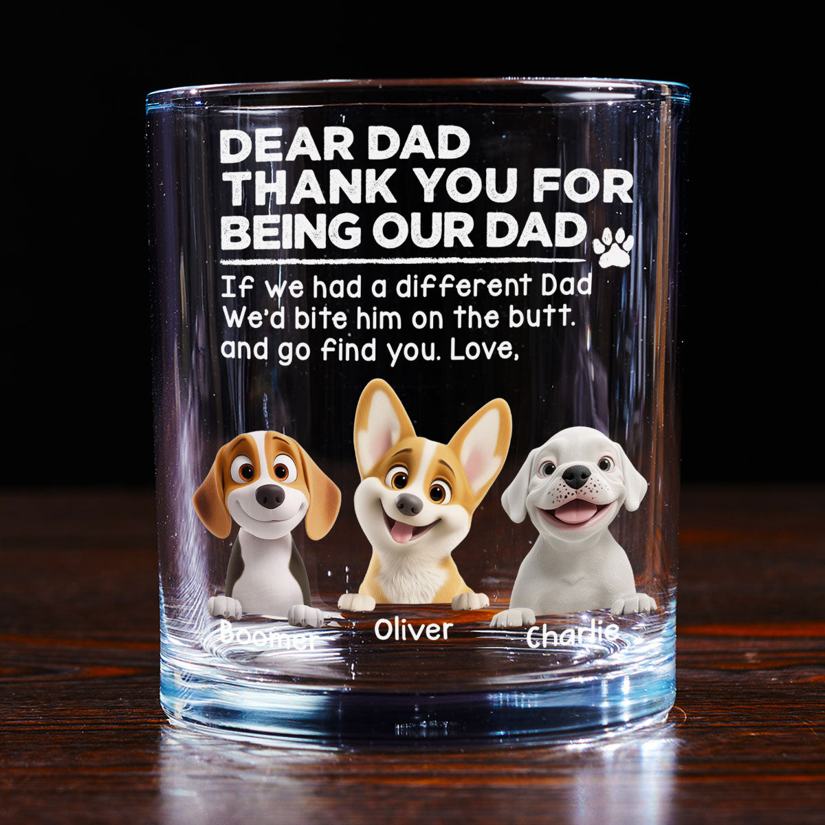 Go Find You - Personalized Whiskey Glass