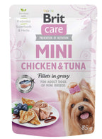 BRIT CARE Mini, fileti piletine i tune u umaku, 85g