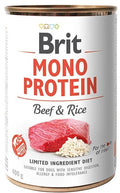 BRIT Mono Protein, govedina s rižom, bez glutena, 400g