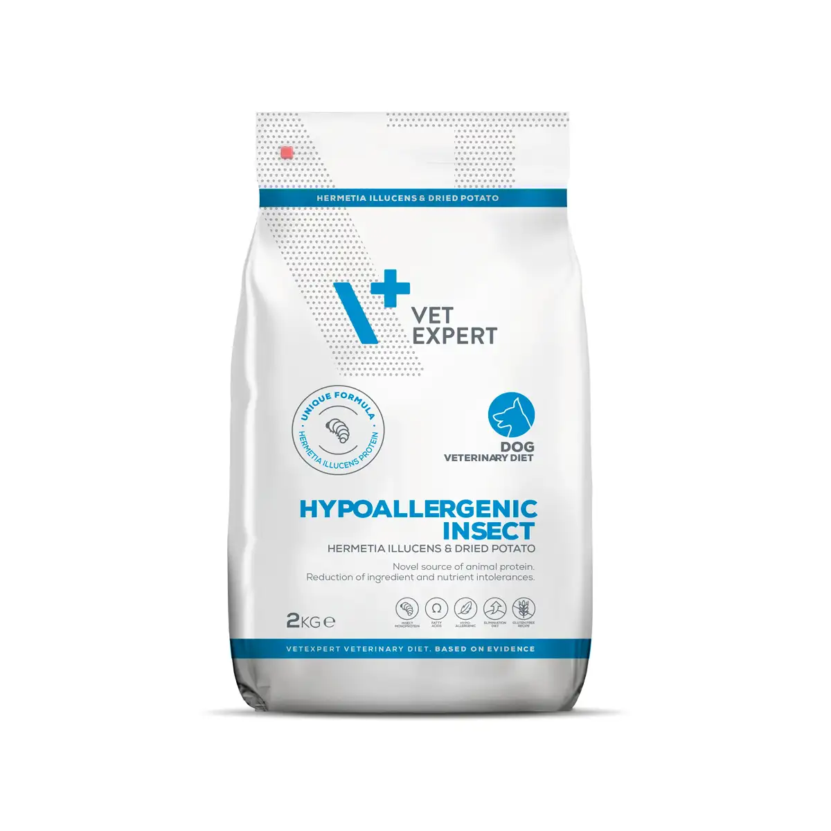 Vet Expert V+ Hypoallergenic Dog Insect Dry Food 2kg