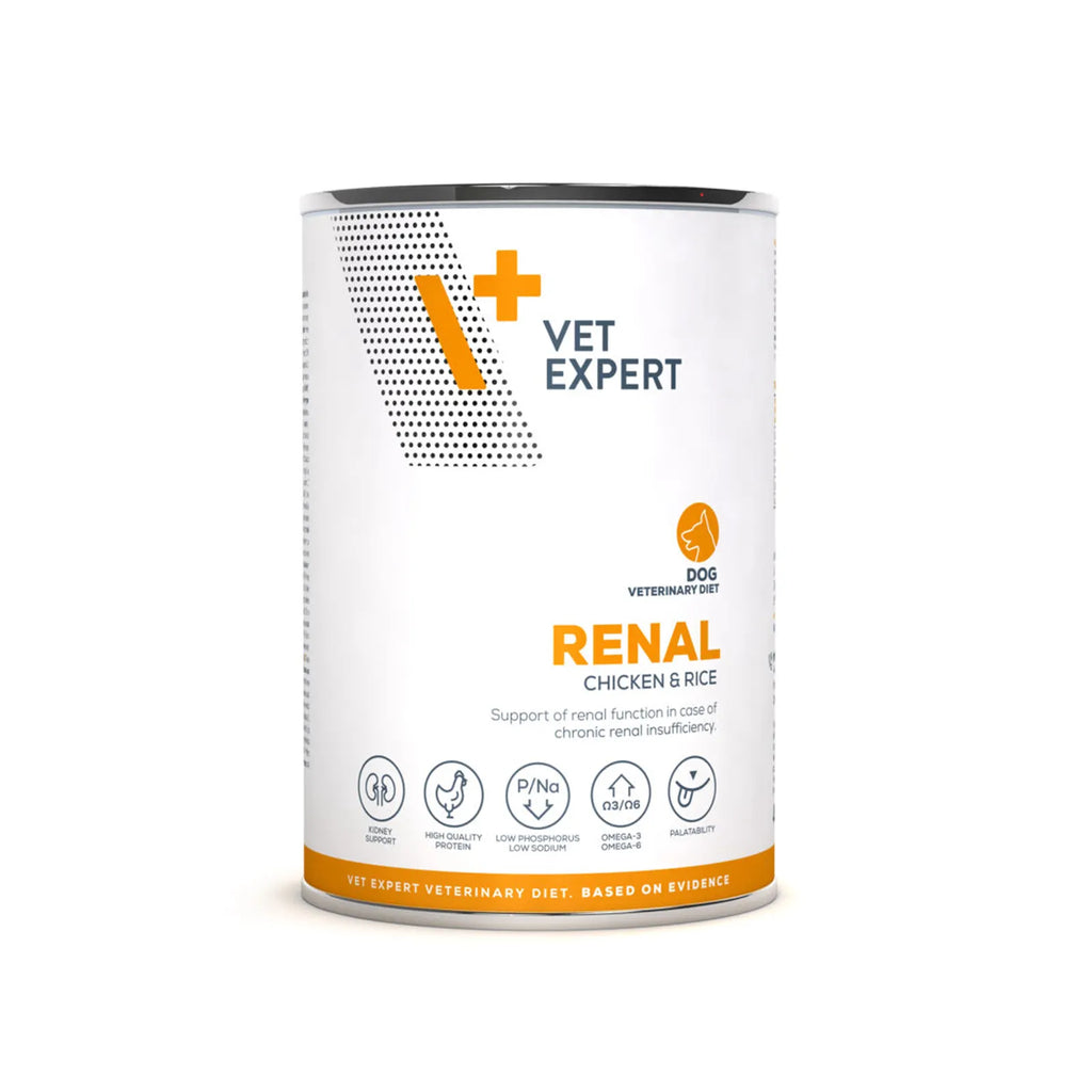 Vet Expert V+ Renal (Chicken & Rice) Dog Can Food 400g