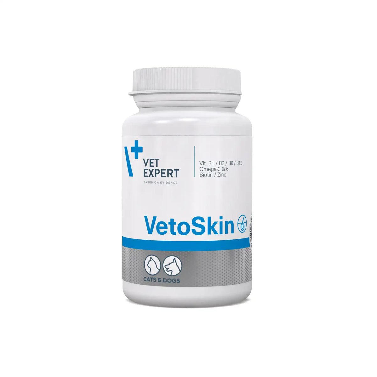 Vet Expert - VetoSkin (Skin & Coat Supplement for Dogs & Cats) 60 blistered twist-off capsules