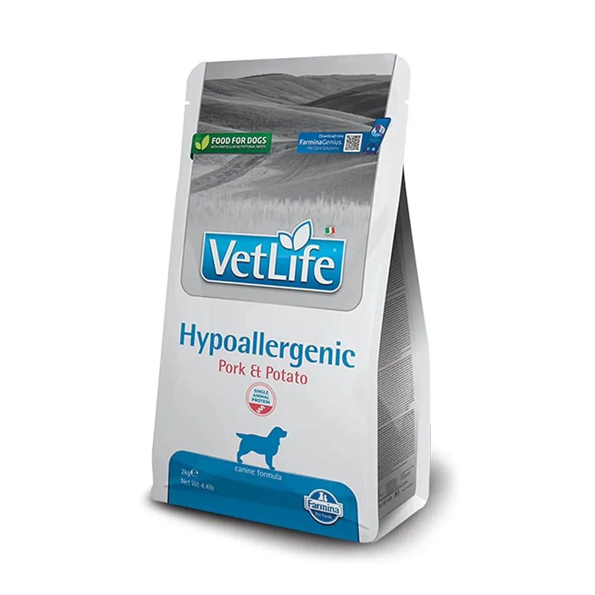 Vet Life - Canine Formula Prescription Diet - Hypoallergenic (Pork & Potato)