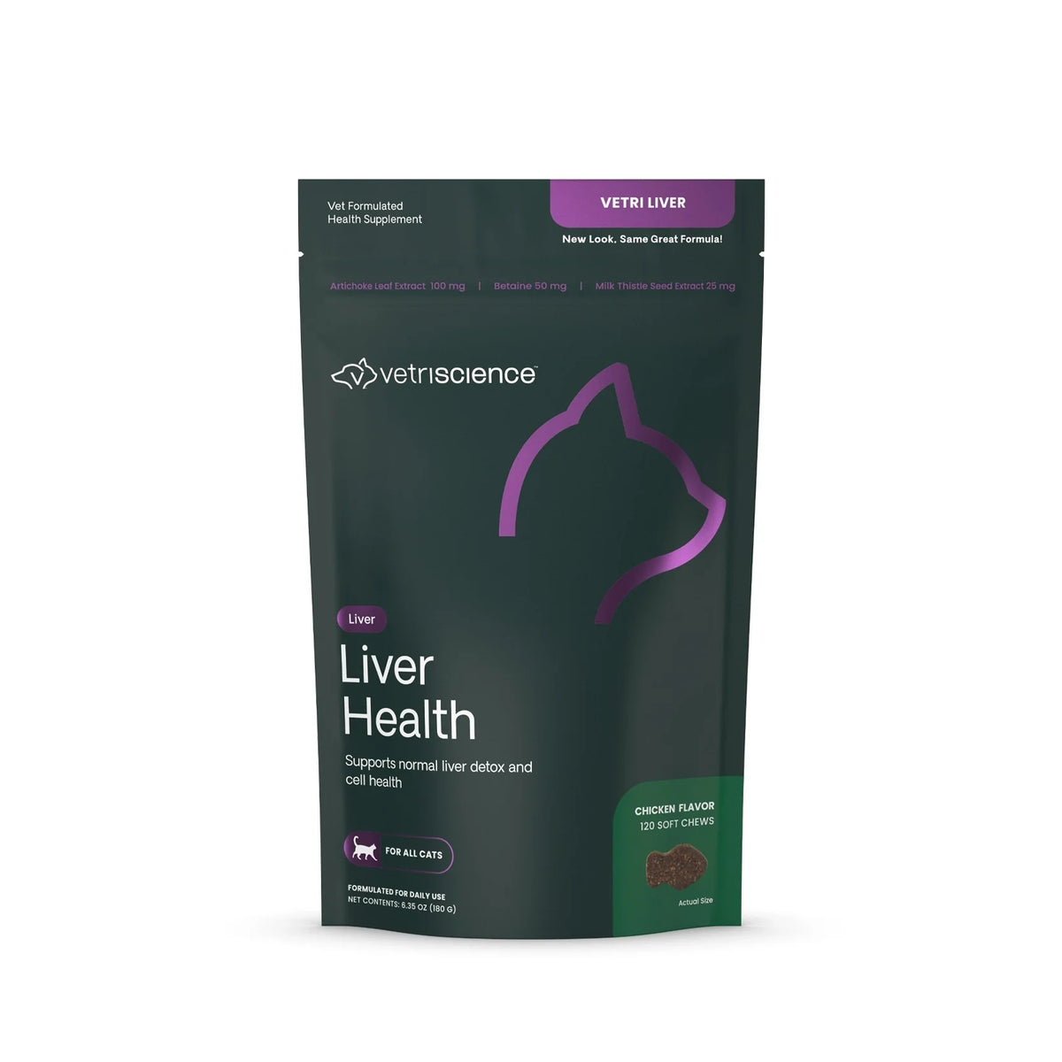 VetriScience - Liver Health (Vetri Liver Feline) for Cats (120 Chews)