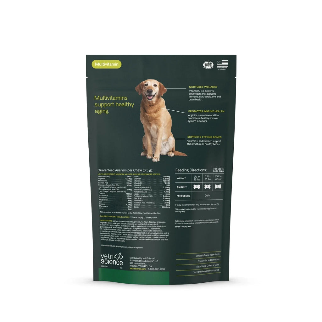VetriScience - Senior 27+ Active Health (Canine Plus Multivitamin) for Dogs (60 Chews)