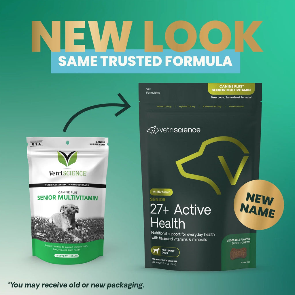 VetriScience - Senior 27+ Active Health (Canine Plus Multivitamin) for Dogs (60 Chews)