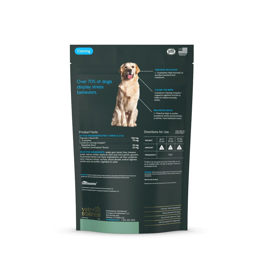 VetriScience - Veterinary Strength Calm & Confident (Composure Pro) for Dogs (60 Chews)