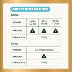 VetriScience - Veterinary Strength Healthy Gut & Digestion (GI Balance Pro) for Dogs & Cats (60 Chews)